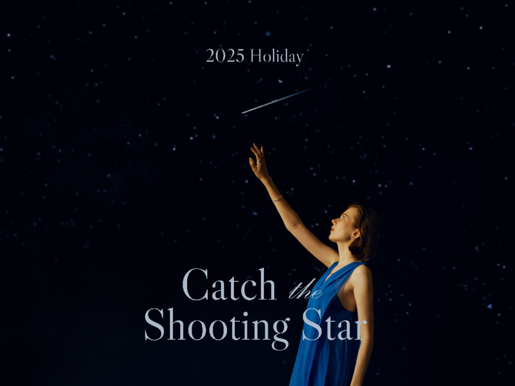 流れ星をモチーフにした新作ジュエリー「ステラベル」、ホリデー